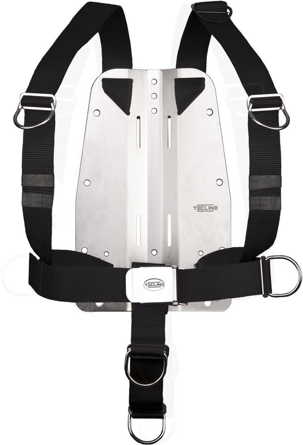 Harness Tecline DIR mit 3 mm-Edelstahl-Backplate (ohne Logo)