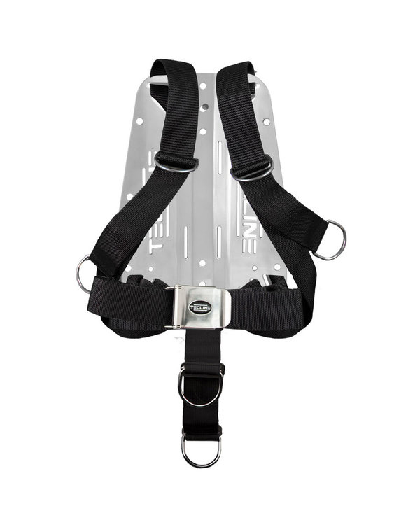 Tecline Harness Komfort Eco mit 3 mm Edelstahl-Backplate (mit Logo)